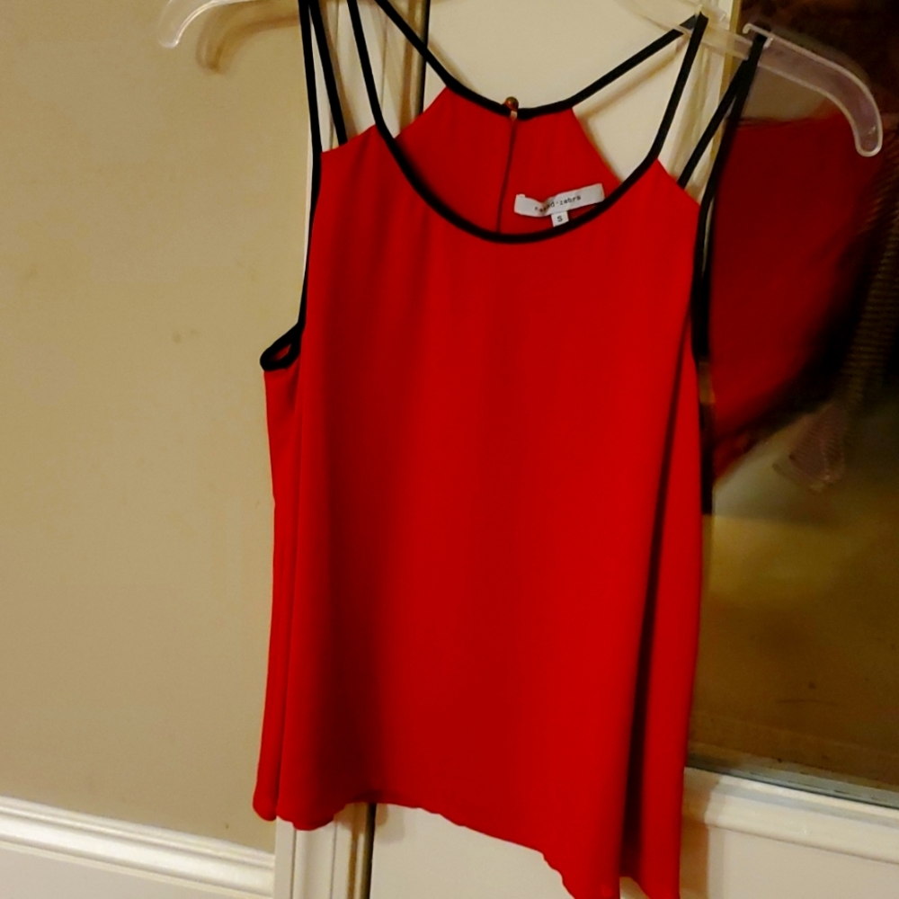 Black & red; never worn